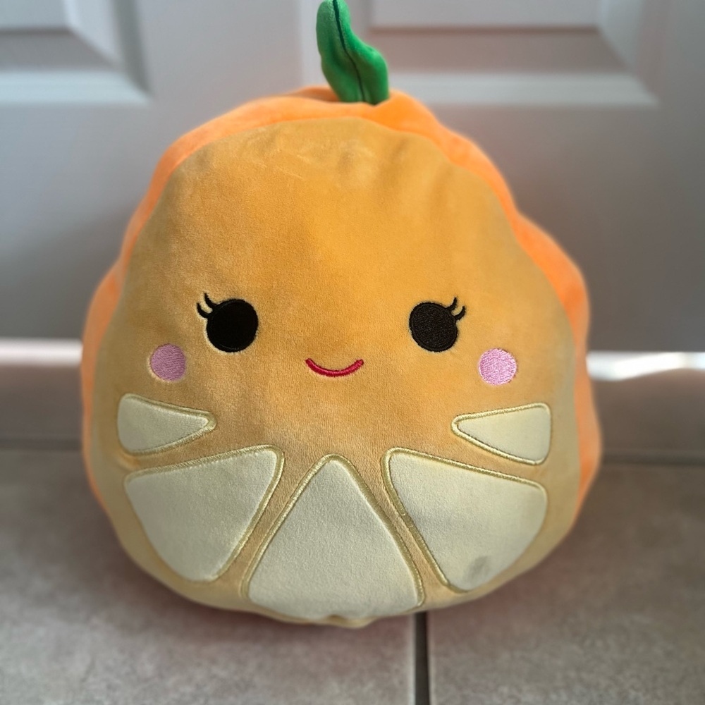 Reversible Squishmellow brand plush.